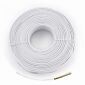 Cabo telefônico Cableexpert Beige Flat, fio trançado, 100 metros