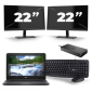 Dell Latitude 3310 - Intel Core i3-8 Geração - 13 polegadas - 8 GB de RAM - 256 GB SSD - Windows 11 + 2x Monitor de 22 polegadas
