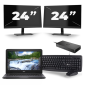 Dell Latitude 3310 - Intel Core i3-8 Geração - 13 polegadas - 8 GB de RAM - 256 GB SSD - Windows 11 + 2x Monitor de 24 polegadas