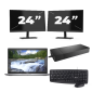 Dell Latitude 5420 - Intel Core i3 11.ª geração - 14 polegadas - 16GB RAM - 256GB SSD - Windows 11 Home + 2x Monitor de 24 polegadas