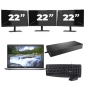 Dell Latitude 5420 - Intel Core i7 11.ª geração - 14 polegadas - 16GB RAM - 256GB SSD - Windows 11 + 3x Monitor de 22 polegadas