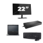 Fujitsu LifeBook E5410 - Intel Core i5-10ª geração - 14 polegadas - 8GB de RAM - 256 GB SSD - Windows 11 Home + 1x Monitor de 22 polegadas