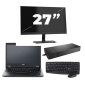 Fujitsu LIFEBOOK E5410 - Intel Core i5 de 10ª geração - Tela de 14 polegadas - 8 GB de RAM - SSD de 256 GB - Windows 11 Home + 1 monitor de 27 polegadas
