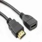 Cabo de extensão HDMI V1.4, preto 30 CM