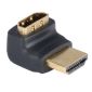 Adaptador HDMI M/F 270° banhado a ouro