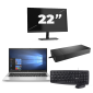 HP Elitebook 830 G7 - Intel Core i7-10ª geração - 13 polegadas - 8GB de RAM - 256 GB SSD - Windows 11 + 1x Monitor de 22 polegadas