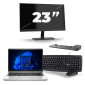 HP ProBook 640 G8 - Intel Core i5 11.ª geração - 14 polegadas - 16GB RAM - 256GB SSD - Windows 11 + 1x Monitor de 23 polegadas