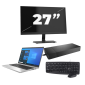 HP ProBook 640 G8 - Intel Core i5 11.ª geração - 14 polegadas - 16GB RAM - 256GB SSD - Windows 11 Home + 1x Monitor de 27 polegadas