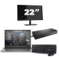 HP ZBook Firefly 15 G7 - Intel Core i7-10ª geração - 15 polegadas - 8GB de RAM - 256 GB SSD - Windows 11 + 1x Monitor de 22 polegadas
