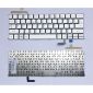 Teclado de notebook para Acer Aspire S7-191 com retroiluminação prateada