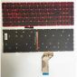 Teclado de notebook para Acer Nitro AN515-51 VX5-793 com retroiluminação vermelha 28PIN