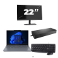 Lenovo ThinkPad X13 - AMD Ryzen 3 PRO 4450U - 13 polegada - 8GB RAM - 256GB SSD - Windows 11 Home + 1x 22 polegada Monitor