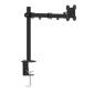Braço de montagem ajustável para display de mesa (inclinável), 13”-27”, até 8 kg