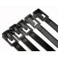 5 PCS * Abraçadeiras reutilizáveis ​​pretas reutilizáveis ​​8 * 250 mm