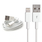 Cabo USB de 8 pinos para iPhone, iPod | cor Branco 100CM