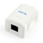 Caixa de montagem em superfície de porta única CAT5E UTP