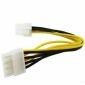 Cabo PSU de CPU macho de 4 pinos para 8 pinos, 15 CM