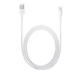 Cabo USB Apple Lightning original para iPhone, iPod e iPad, comprimento 2,0 m, MD819ZM/A