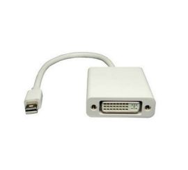 Cabo adaptador mini Displayport macho para DVI fêmea