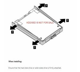 Caddy HDD para Lenovo ThinkPad X230S X240 X250 X270 T440 T460