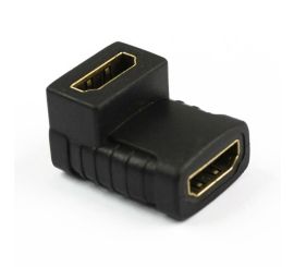 Adaptador HDMI F/F 90° banhado a ouro