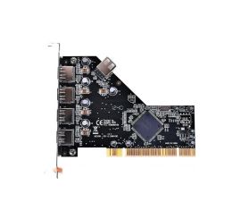 Placa PCI 4+1 USB 2.0 VIA chipset