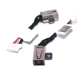 Tomada de alimentação DC para notebook para Dell Inspiron 13-7347 com cabo