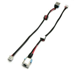 Tomada de alimentação DC para notebook para Packard Bell EasyNote TE11 TE11BZ TE11HC com cabo