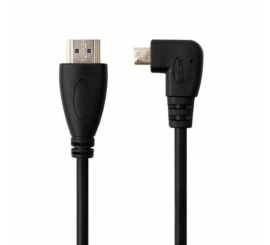 Cabo Micro HDMI para HDMI 90° Right Angel, 50 cm