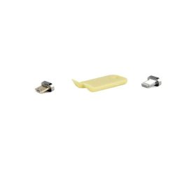 Cabo combinado de carregamento USB magnético Cableexpert, prateado, 1 m