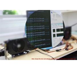 Adaptador de placa riser PCI-E 1X a 16X, USB3.0, fonte de alimentação de 4 pinos