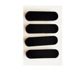 Pés inferiores de borracha genéricos para mesa Cuboid 22-10-3mm de 4