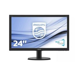 Philips 240V5QDSB - 24 polegadas - 1920x1080 - DVI - HDMI - VGA - Preto