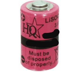 Bateria de lítio ER14250, 3,6V / 1200mAh
