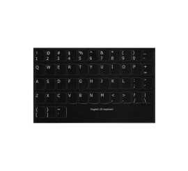 Qwerty inglesa folha de adesivo de teclado nos EUA