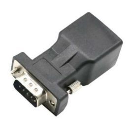 Adaptador RJ45 Fêmea para DB9 Macho