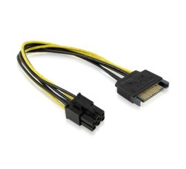 Fonte SATA 15P para conversor de fonte de placa gráfica 6P