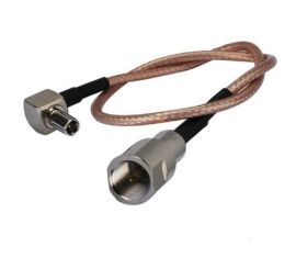 Cabo de extensão de antena TS9 macho para FME-J (macho), 30 CM