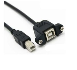 Cabo adaptador USB B macho para fêmea, 1M