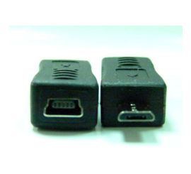 Adaptador USB micro macho para mini fêmea