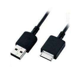 Cabo carregador de dados USB compatível para Sony Walkman, P/N: WMC-NW20MU
