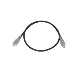 Cabo de dados micro USB macho para macho 1M, preto, suporte OTG