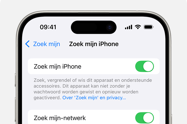 Ativar o Localizar meu iphone