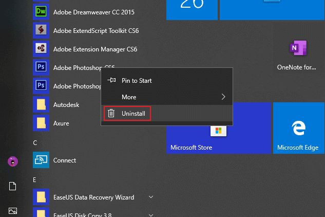 remover aplicativos